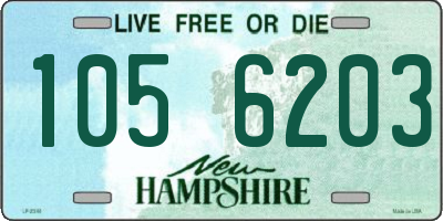 NH license plate 1056203