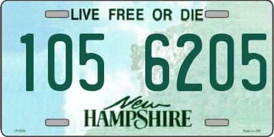 NH license plate 1056205