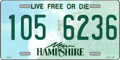 NH license plate 1056236