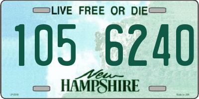 NH license plate 1056240