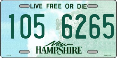 NH license plate 1056265