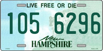 NH license plate 1056296