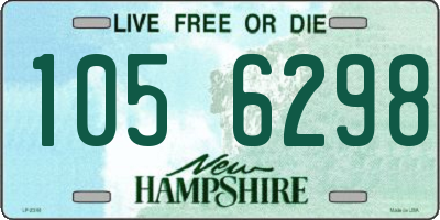 NH license plate 1056298