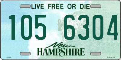 NH license plate 1056304