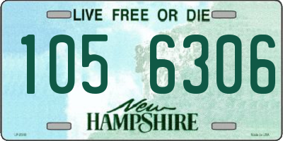 NH license plate 1056306