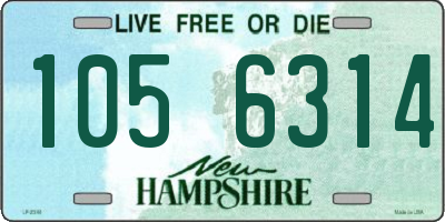 NH license plate 1056314