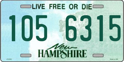 NH license plate 1056315
