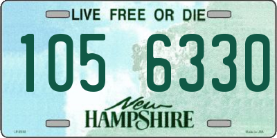 NH license plate 1056330