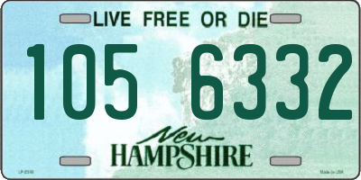 NH license plate 1056332