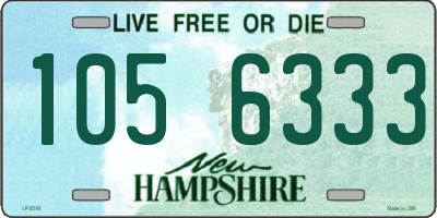 NH license plate 1056333