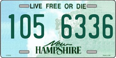 NH license plate 1056336