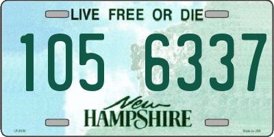 NH license plate 1056337