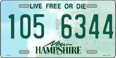 NH license plate 1056344