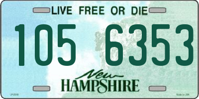 NH license plate 1056353