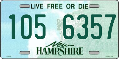 NH license plate 1056357