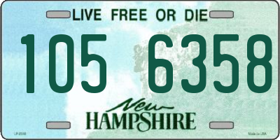 NH license plate 1056358