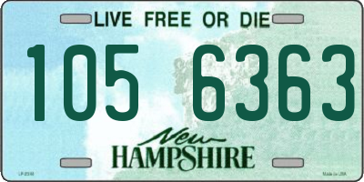 NH license plate 1056363