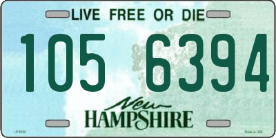 NH license plate 1056394