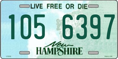 NH license plate 1056397