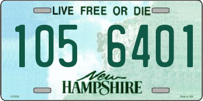 NH license plate 1056401