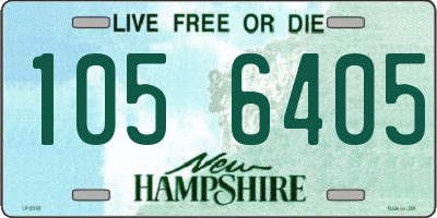 NH license plate 1056405