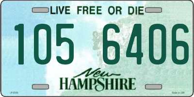 NH license plate 1056406