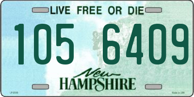NH license plate 1056409