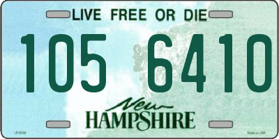 NH license plate 1056410