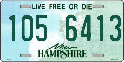 NH license plate 1056413