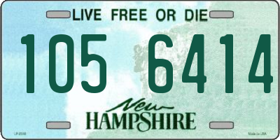 NH license plate 1056414
