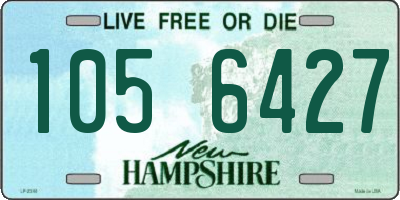 NH license plate 1056427