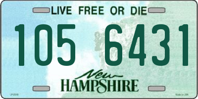 NH license plate 1056431