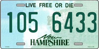 NH license plate 1056433