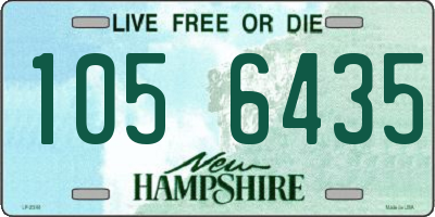 NH license plate 1056435