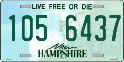 NH license plate 1056437