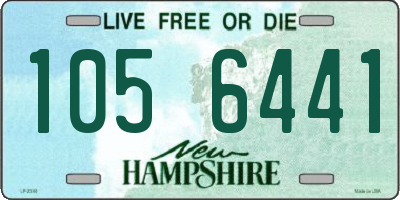 NH license plate 1056441