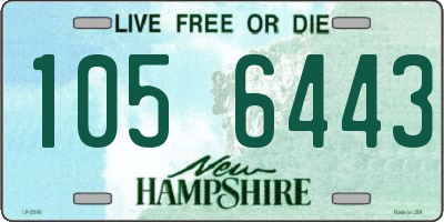 NH license plate 1056443