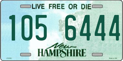 NH license plate 1056444