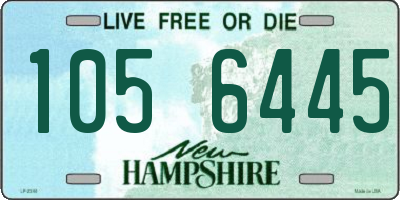 NH license plate 1056445