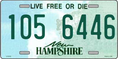 NH license plate 1056446