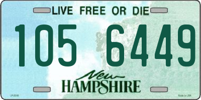 NH license plate 1056449