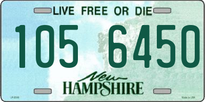 NH license plate 1056450