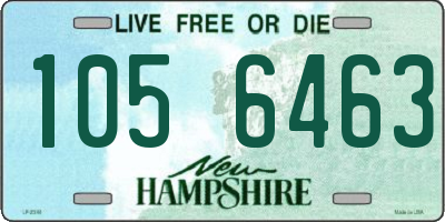 NH license plate 1056463