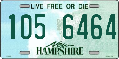 NH license plate 1056464