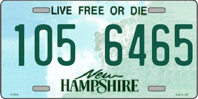 NH license plate 1056465