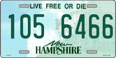 NH license plate 1056466