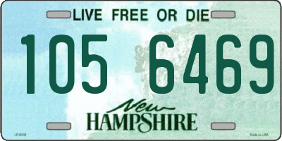 NH license plate 1056469