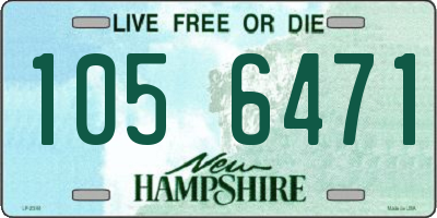 NH license plate 1056471