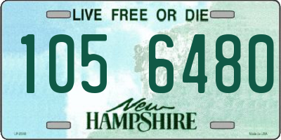 NH license plate 1056480