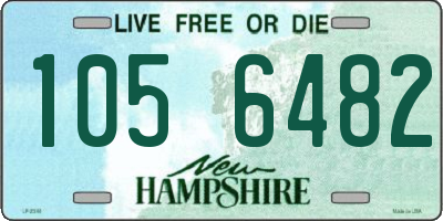 NH license plate 1056482